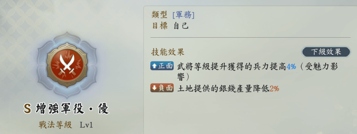 城塁固守の効果詳細